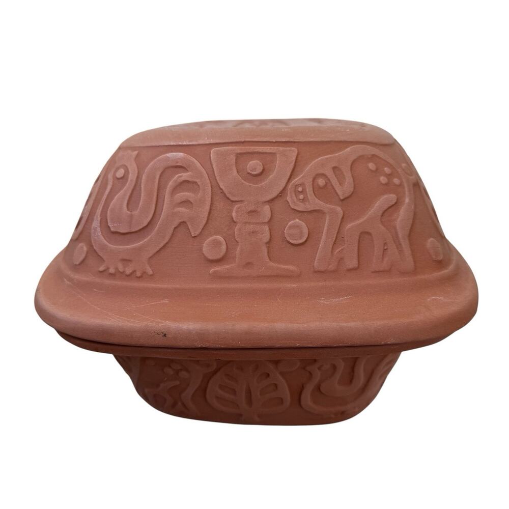 Romertopf Clay Unglazed Baker Covered Cooker w/ Lid Model #113 Mexico - Picture 6 of 10